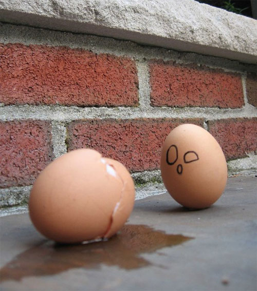 معرض مضحك رسم وجوه تعبيرية على البيض Egg18